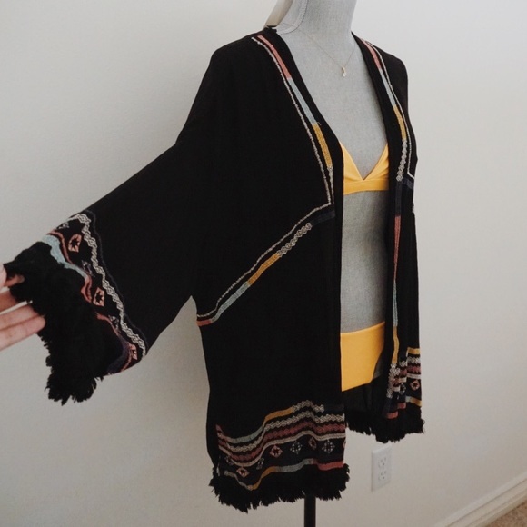🆕 Bohemian Vibes Cardigan/Coverup - Picture 3 of 8